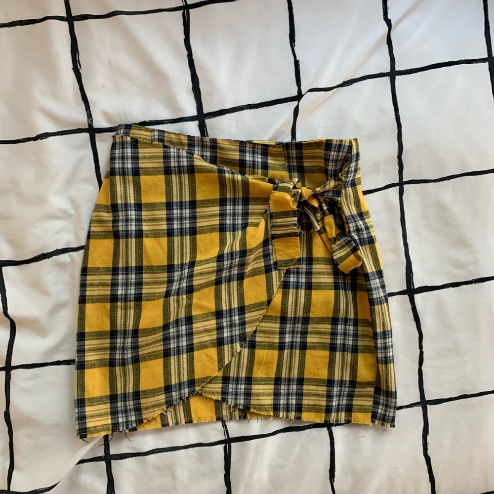 SHEIN Plaid Skirt